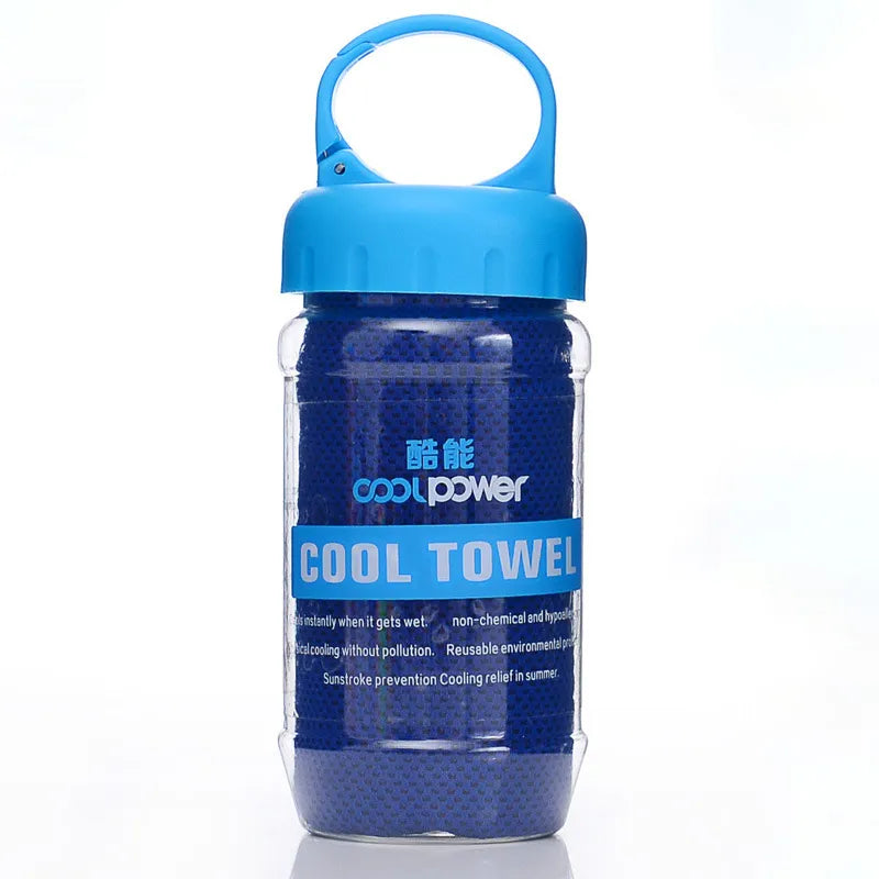 Cooling and sweat-absorbing cool towel