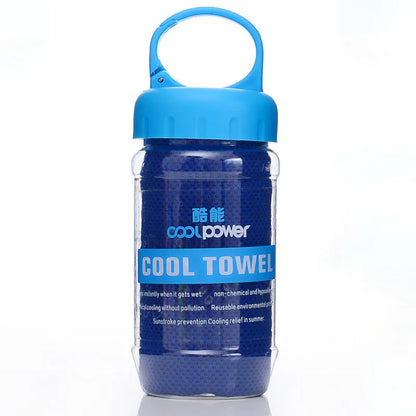 Cooling and sweat-absorbing cool towel