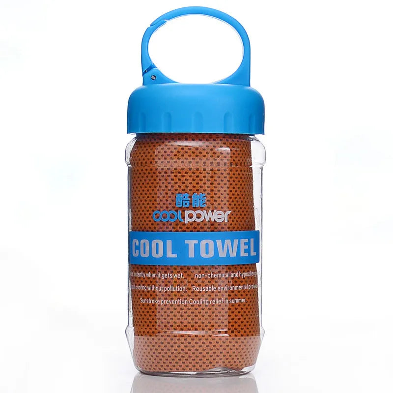 Cooling and sweat-absorbing cool towel
