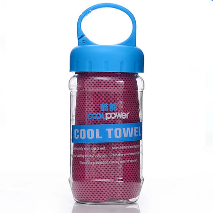 Cooling and sweat-absorbing cool towel