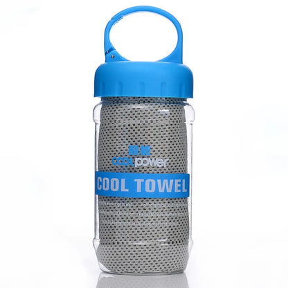 Cooling and sweat-absorbing cool towel