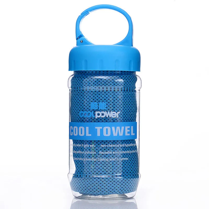Cooling and sweat-absorbing cool towel