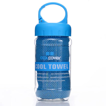 Cooling and sweat-absorbing cool towel